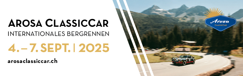 4. – 7. Septembre 2025 – 21. AROSA CLASSIC CAR