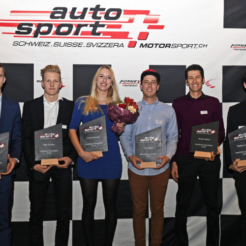 Mettler, Scherer, Erbacher, Meyer, Weibel und Comini © Kaufmann Motorsport Schweiz | Auto Sport Schweiz