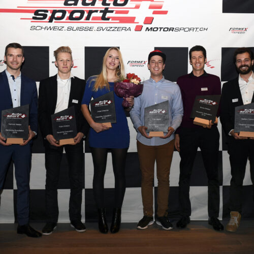 Mettler, Scherer, Erbacher, Meyer, Weibel et Comini © Kaufmann Motorsport Suisse | Auto Sport Suisse