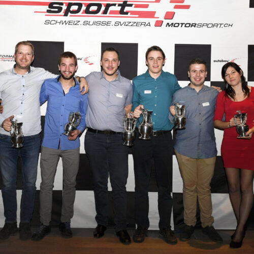 Fellay, Michellod, Marchand, Schmid, Althaus und Zbinden © Kaufmann Motorsport Schweiz | Auto Sport Schweiz