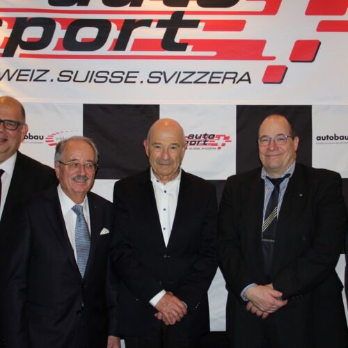 Patrick Falk, Paul Gutjahr, Peter Sauber, Patrick Rädersdorf und Andreas Michel © Eichenberger Motorsport Schweiz | Auto Sport Schweiz