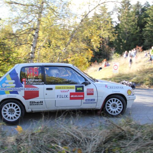 Lionel Munsch sur Peugeot 205 Rallye © Eichenberger Motorsport Suisse | Auto Sport Suisse