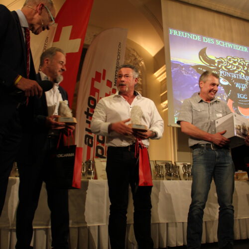 Martin Bürki mit Moderator Werner Augsburger © Eichenberger Motorsport Schweiz | Auto Sport Schweiz