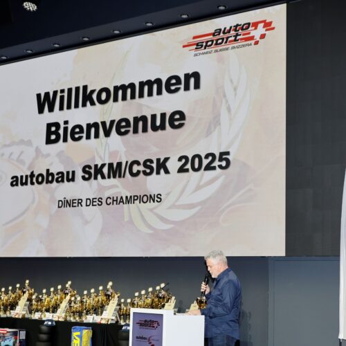 Bienvenue à la cérémonie de remise des prix © myrally.ch Motorsport Suisse | Auto Sport Suisse