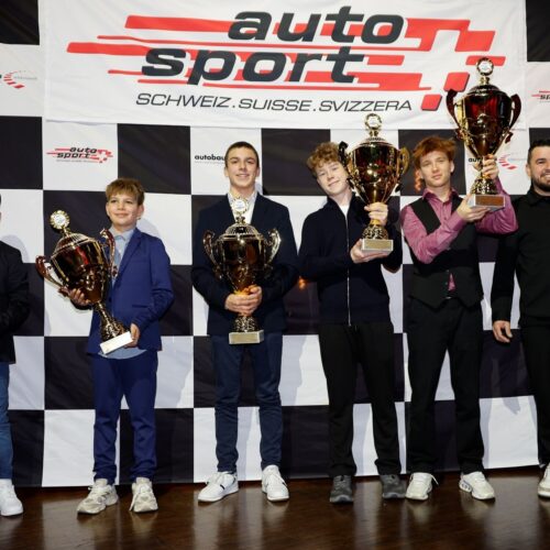 Tous les champions: Aaron Buhofer, Iven Ammann, Levi Arn, Gerogyi Zasov, Julian Brupbacher et Kastriot Zulfija © myrally.ch Motorsport Suisse | Auto Sport Suisse