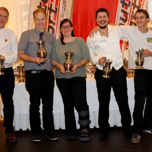 VHRS: René Winz, Dominique Udriot, Marylaure Udriot, Yanis Durussel und Yann Dupertuis © myrally.ch Motorsport Schweiz | Auto Sport Schweiz