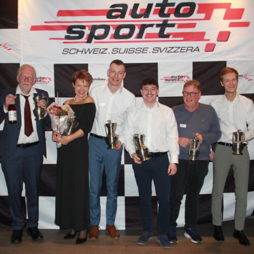 Rallye-Pokal: Alphonse Kilchenmann, Aline Crausaz, Mathieu Zurkinden, Stéphane Pury, Claude Aebi und Justin Vuffray © Eichenberger Motorsport Schweiz | Auto Sport Schweiz