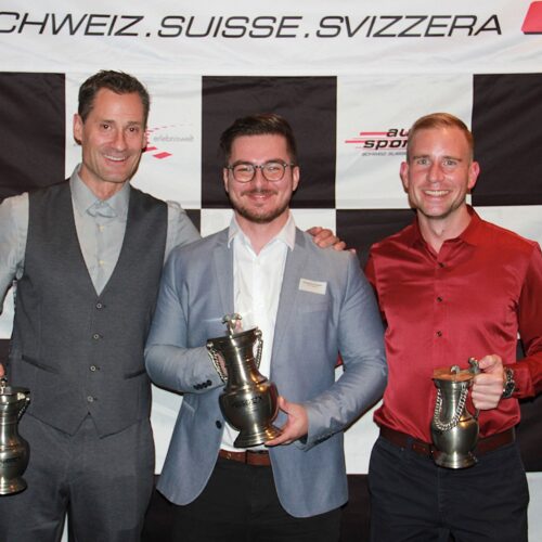 Slalom: Yves Hängärtner, Alessandro Grispino und Samuel Weibel © Eichenberger Motorsport Schweiz | Auto Sport Schweiz