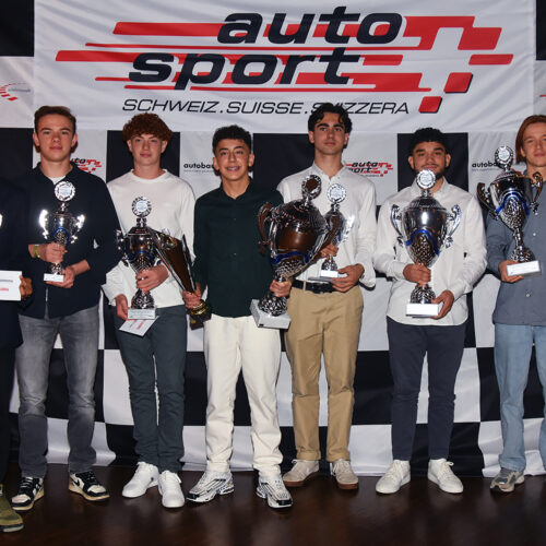 Podium X30: Diego Gama, Max Kammerlander, Gabriel Volpe, Tiziano Kuznini (champion), Tristan Zloczower, Samuel Ifrid et Julian Brupbacher © Weibel Motorsport Suisse | Auto Sport Suisse