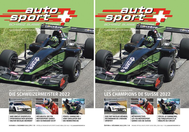Magazin Cover Motorsport Schweiz | Auto Sport Schweiz