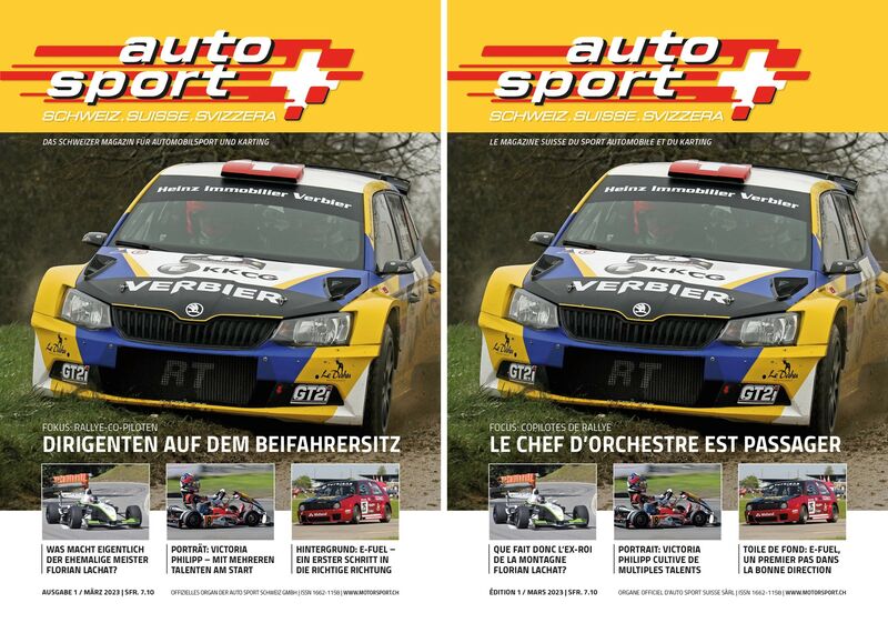 Cover Magazin 01 2023 Motorsport Schweiz | Auto Sport Schweiz