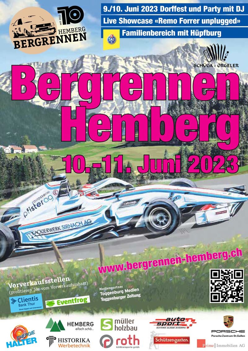 Plakat 2023 Motorsport Schweiz | Auto Sport Schweiz