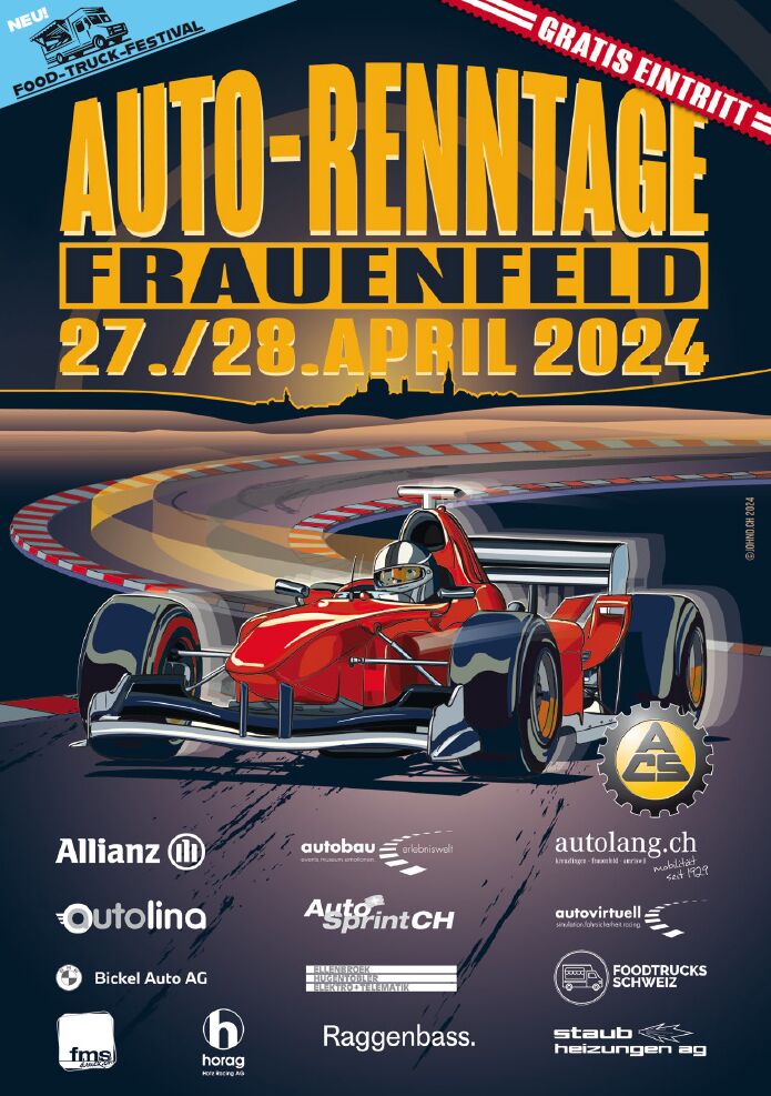 Plakat Frauenfeld Motorsport Suisse | Auto Sport Suisse
