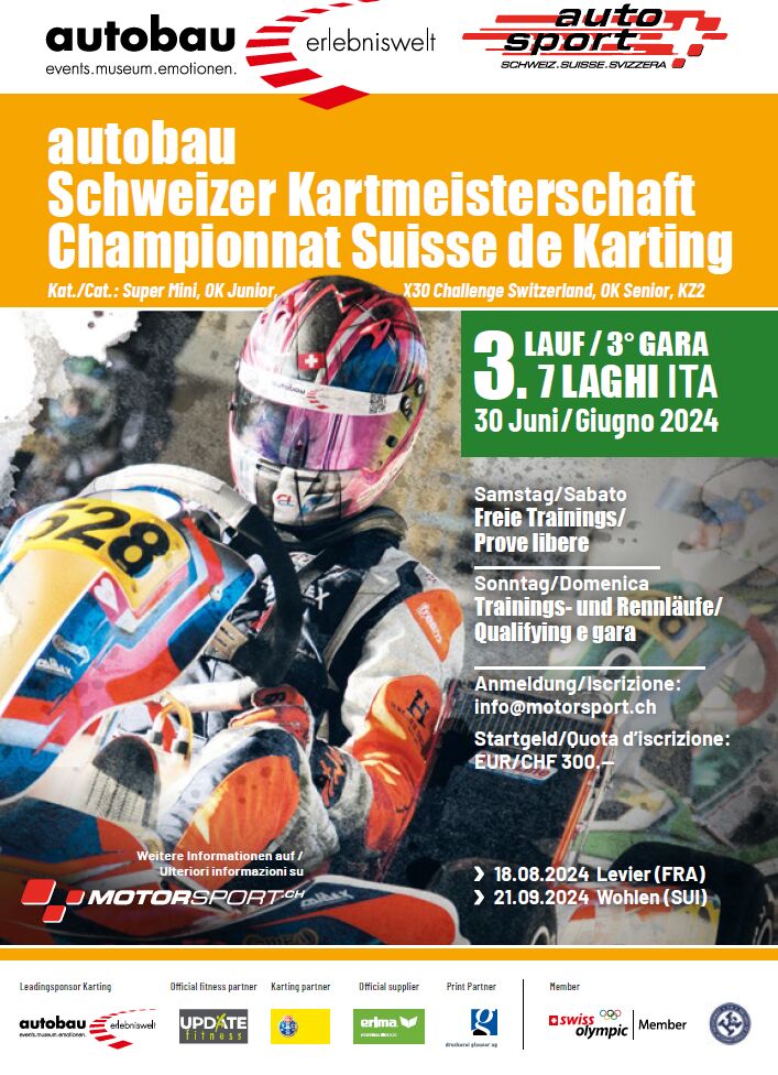 7 Laghi Einschreibung 2024 Motorsport Schweiz | Auto Sport Schweiz