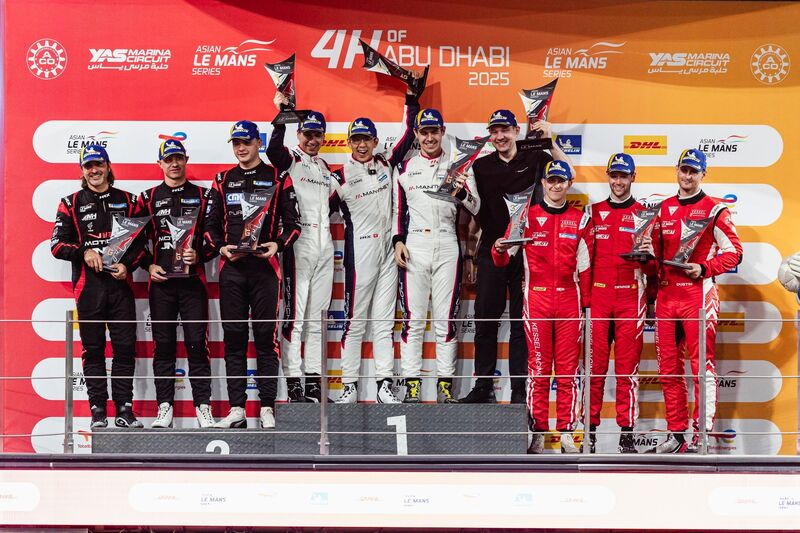 Kessel Racing A Bu Dhabi 2025 Podium Motorsport Suisse | Auto Sport Suisse