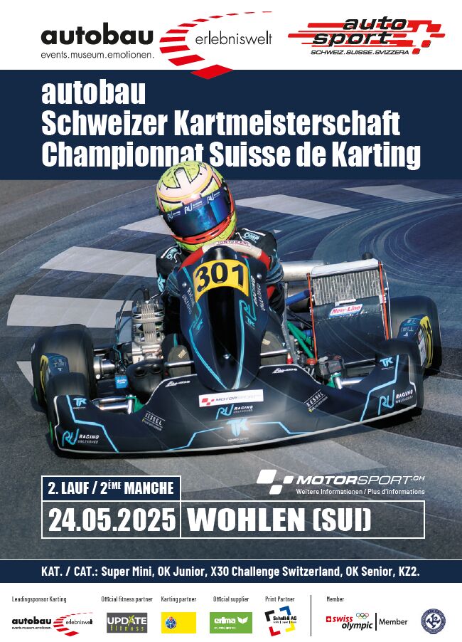 Flyer Wohlen 2025 Motorsport Schweiz | Auto Sport Schweiz
