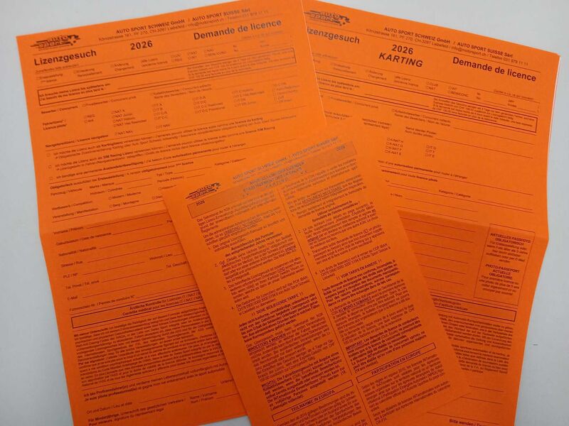 Lizenzgesuche 2026 Motorsport Schweiz | Auto Sport Schweiz
