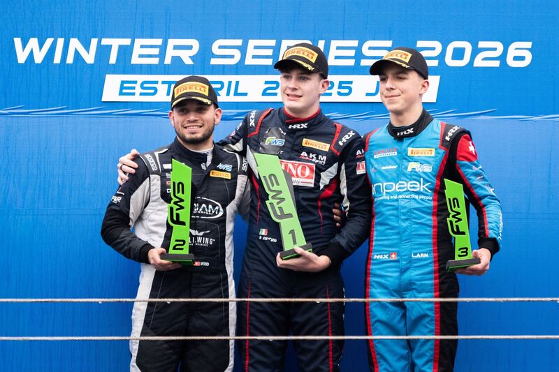 Levi Arn Podium Estoril Rookie 2026 Motorsport Suisse | Auto Sport Suisse