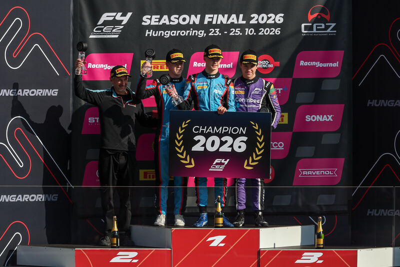 Podium Hungaroring Jenzer 2026 Motorsport Suisse | Auto Sport Suisse