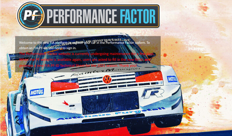 FIA Performance Factor Motorsport Schweiz | Auto Sport Schweiz