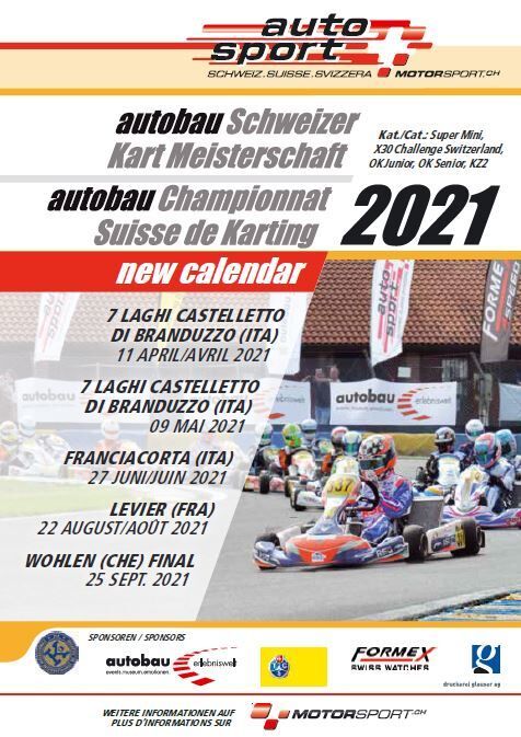 SKM 2021 New Calendar Motorsport Schweiz | Auto Sport Schweiz