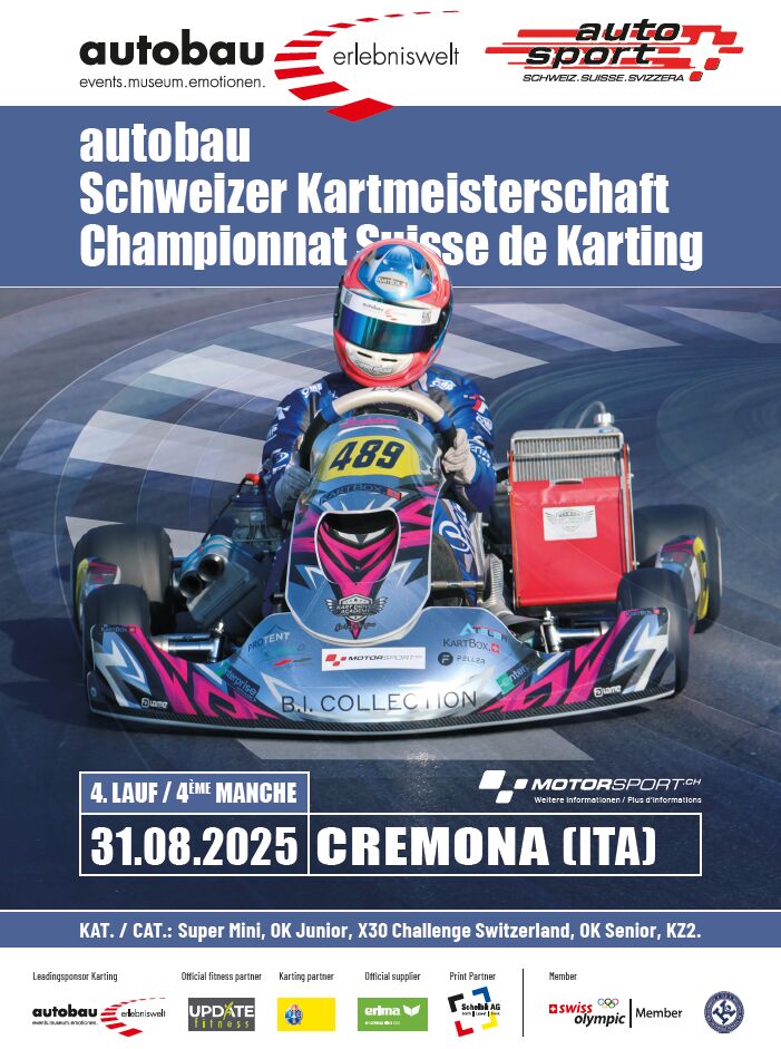 Cremona Kart 2025 Motorsport Schweiz | Auto Sport Schweiz